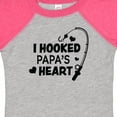 thumbnail image 4 of Inktastic I Hooked Papa's Heart with Fishing Rod Boys or Girls Baby Bodysuit, 4 of 5