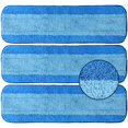thumbnail image 1 of Microfiber Cleaning Pads for Bona Mop, 3 Pack Reusable Microfiber Mop Pads for 18 Inch Mop, Hardwood Floor Replacement Cleaning Mop Pads, Dual-Zone Cleaning Design for Faster Cleaning, Machine Washes, 1 of 5