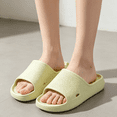 thumbnail image 5 of Womens Shower Shoes Casual Fashion Home Slippers Shower Shoes Pool Slides Sandals Thick Sole Soft Sole Lightweight Breathable Slippers Green 7 [EU-38], 5 of 5