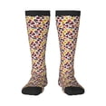 thumbnail image 2 of Lsque Halloween Pumpkin Printed Crew Socks Men's Women's LightWeight Thin Casual Calf Socks ,Knee High Socks,Cotton Socks, 2 of 9