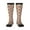 3 Black, variant on Halloween Pumpkin print thigh-high socks, crafted for both men and women with a stretchy, high-opaque design perfect for daily wear