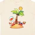 thumbnail image 4 of Inktastic Summer Beach Scene with Cute Crabs Playing Boys or Girls Toddler T-Shirt, 4 of 5