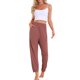 thumbnail image 2 of Pantalones de pijama para mujer INSPIRE CHIC, suaves y cómodos, pantalones de lounge, ropa de dormir con bolsillo, XL, rojos, 2 of 6