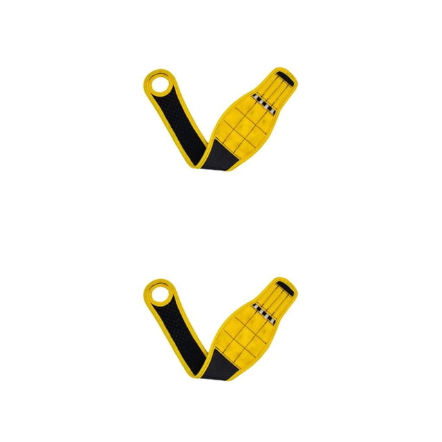 Eigraketly magnética con kit de imanes fuertes Unisex Tuerca Clavos Reparación Asistente Organizador Cinturón Tornillo Titular Padre Amarillo Amarillo 2Conjunto
