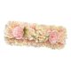 thumbnail image 3 of Panel de flores artificiales para centros de mesa para de mesa de comedor de boda champán oscuro Macarena Fila de flores de boda, 3 of 8