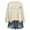 Beige, variant on Bibifish Women Yellow Sweatshirts Casual Autumn Crewneck Long Sleeve Hoodless Sweatshirts Fashion Bee Graphic Print Daily Wear Pullover Tops