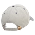 thumbnail image 4 of Bear's Footprint Embroidered Pigment Dyed Wash Cap - Beige Black OSFM, 4 of 5