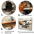 thumbnail image 3 of Designart "Essence Of The Industrial Plane I" Plane Floater Framed Canvas Art Print, 3 of 5