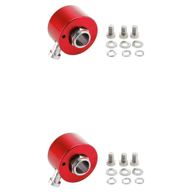 Maytalsory Convenient Push Button Quick Release For Steering Wheel Hub Aluminum Wheels Are Sturdy And Durable red 56*46*35mm 2Set