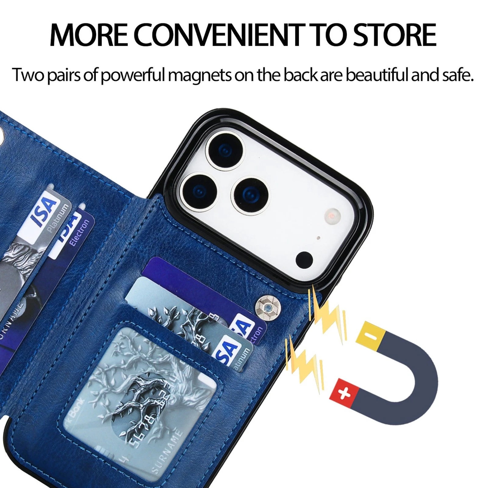 WTCKW02 Slim Case for iPhone 17 Pro Max - Dark Blue