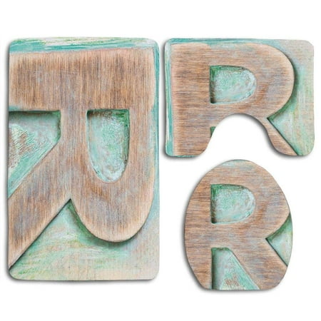 XDDJA Letter R Wooden Alphabet Block Antique Letterpress Theme Grunge ...
