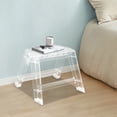 thumbnail image 4 of Portable Step Ladder, Step Stool for Adults, Clear Stool for Indoor Outdoor Library Kitchen (15.4*15.35*11.6in), 4 of 9