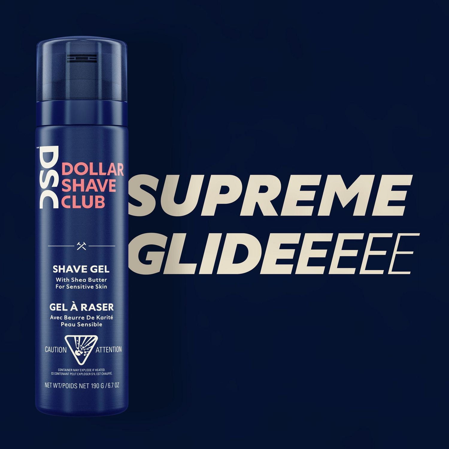 Dollar Shave Club for Supreme Glide and Moisture Shave Gel