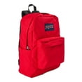 thumbnail image 3 of JanSport Unisex SuperBreak Backpack School Bag Red Tape, 3 of 5
