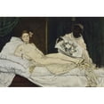 thumbnail image 2 of Édouard Manet 24x18 Black Ornate Framed Double Matted Museum Art Print Titled: Olympia (1863), 2 of 5