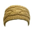 thumbnail image 4 of Wrapables® Thick Cable Knit Headband for Teens and Girls, Caramel, 4 of 4
