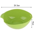 thumbnail image 2 of 2Pcs Silicone Steamed Fish Bowl,All-Purpose Foldable Silicone Cooking Pocket,Reuseable Microwave Vegetable Steamer, Fish Pot for Kitchen Cooking Tools (Green), 2 of 7