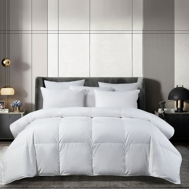 Beautyrest 650 Fill Power Sateen Cotton European Down Comforter