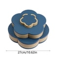 thumbnail image 3 of BotaniNest Rotating Snack Platter With Lid Perfect Dip And Serving Tray For Parties Picnics And Travel, 3 of 7