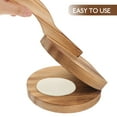 thumbnail image 5 of Wooden Tortilla Presser Pizza Dough Pastry Press Tool Wood Dough Dumpling Wrapper Maker Press, 5 of 6