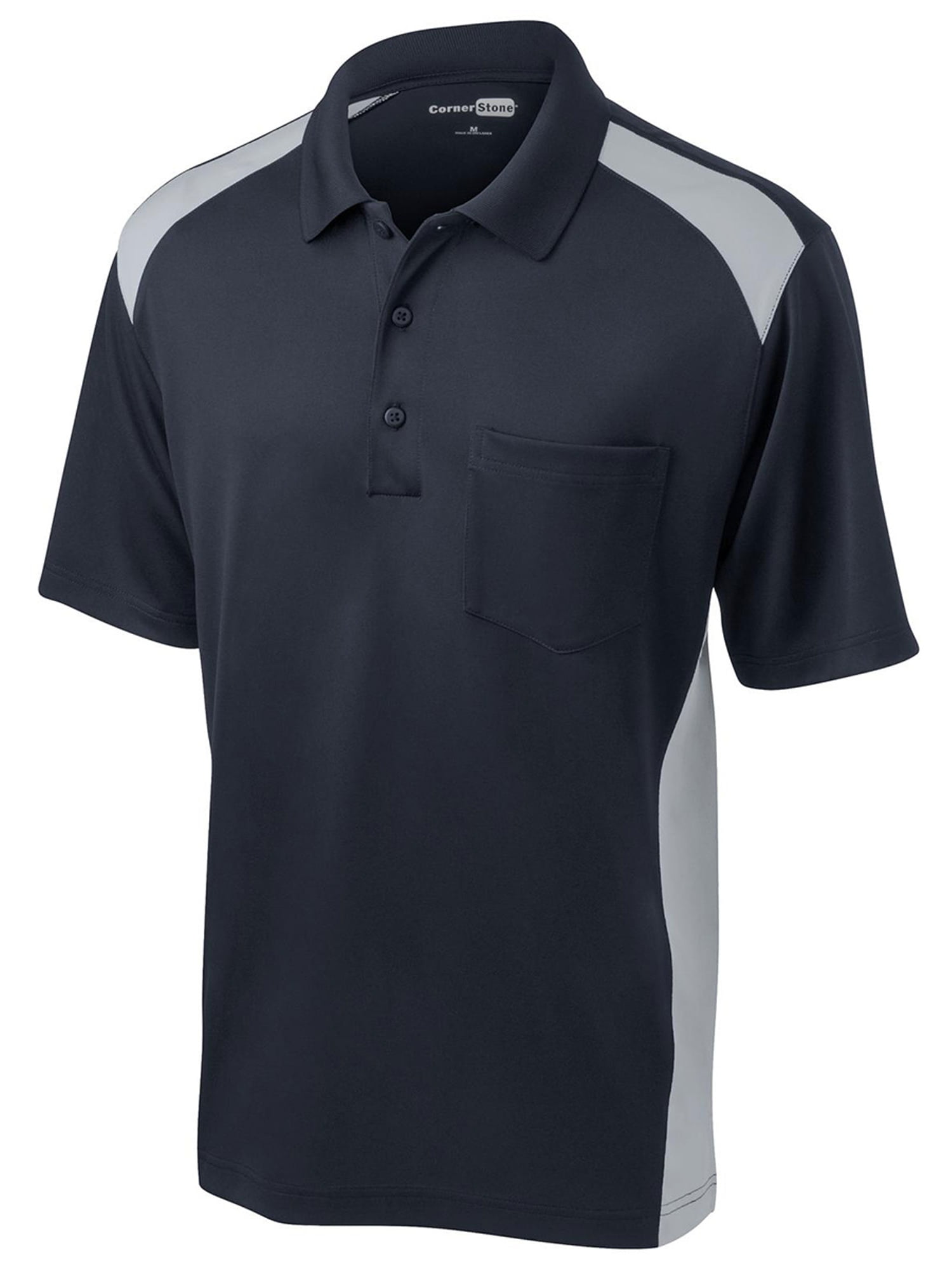 Cornerstone Cornerstone Men's Moisture Wicking Pocket Polo Shirt