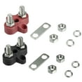 thumbnail image 6 of 4pcs Bus Bar Junction Block 5/16" M8 Dual Power Post Insulated Terminal Stud Distribution Block for Auto Car Black Red, 6 of 6
