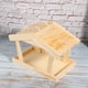 thumbnail image 2 of Bolsillo Para Posarse De Pájaros Cómodo Nido De Pájaro Colgante Textura Hermosa Casa De Pájaros Aviario A Prueba De Humedad Para Decoración De Jardín Interior O Exterior Cergrey Wood Bird House, 2 of 8