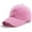 Pink, variant on Orange Women's Visors, Unisex Children Casual Solid Baseball Hat Adjustable Washed Baseball Cap,Women's Accessories Visors