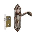 thumbnail image 3 of GROWTH TANK European Style Door Handle Decorative Vintage Door Lock for Kitchen Bathroom Style A, 3 of 9