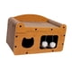thumbnail image 5 of Cardboard Cat House Bed para gatos para moler las patas multipropósito grandes evidentes muebles daños de la casa del rastro de la casa, 5 of 10