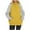 Yellow, variant on Fashion Plus Size Pullover Hoodie for Womens Zip Up Solid Color Blocked Loose Long Sleeved Hoodie Sweatshirt Long Sleeved-neck Top/shirt