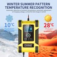 thumbnail image 3 of FOXSUR 12V/24V 7-Stage Smart Battery Charger with Switchmode Technology, Multiple Protections (Polarity, Short Circuit, Over Temperature), Fan Cooling, 100-240V AC Input, Compatible with Lead Acid,, 3 of 6