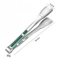 thumbnail image 2 of Pompotops 304 Stainless Steel Food Tongs Kitchen Withstand-hot Steak Tongs , Food Tongs Commercial Barbecue Meat Bread Cake Tongs, Kitchen Gadgets, 2 of 4