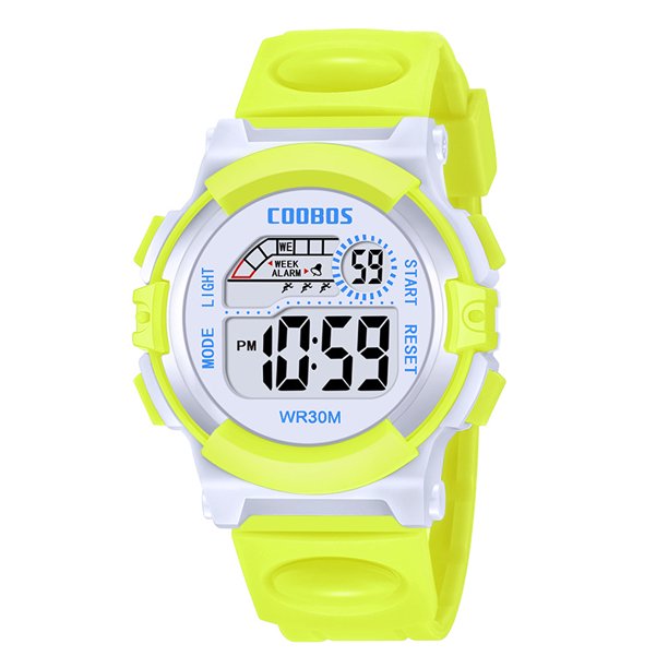 Reloj electrónico para niños, luminoso, multifuncional, resistente al agua, deportivo, para estudiantes, para niños y niñas