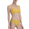 thumbnail image 4 of High Waisted Bikini Sets For Women, Cute Corgi Dog Funny Yellow Swimsuits Tummy Control, Two Pieces Bathing Suit, 4 of 8