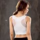 thumbnail image 4 of Ropa interior deportiva de doble capa con espalda de malla y aro de acero libre, de secado rápido, a prueba de golpes, para fitness, camiseta sin mangas deportiva de talla grande para mujer, 4 of 6