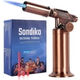 thumbnail image 1 of Sondiko Torche au Butane, Torche à Grande Flamme en Métal Premium Rechargeable avec Flamme Réglable et Résistante au Vent pour Cuisine, Barbecue (Gaz Butane Non Inclus), 1 of 7