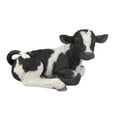 thumbnail image 4 of Hi-Line Gifts 21" Black Calf Laying Down Outdoor Garden Statue, 4 of 5