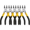 thumbnail image 1 of GFDYREE 5" Wire Cutters, 5 Pack, Precision Cutting Pliers, Ultra Sharp Wire Snips Wire Clippers, Spring Loaded Flush Cutter, Diagonal Cutting Pliers for Jewelry Making Crafting, Wire Cutters, 1 of 7
