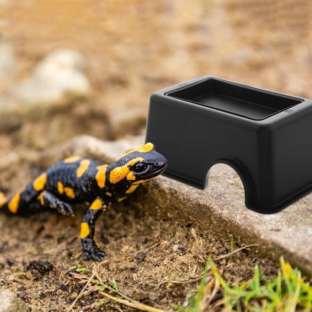 LITINKIMI Reptile Tank Accessory Plastic Snake Breeding Container Habitat Enhancement 1Pcs