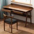 thumbnail image 2 of Wood Secretaire Office Desks Study Bedroom Simplicity Write Office Desks Computer Modern Bureaux Meuble Work Furniture QF50OD My Lux Decor Round, 2 of 29