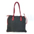 thumbnail image 2 of Pre-Owned PRADA Bicolor Tote Bag Shoulder Bag Shoulder bag Hand Bag Black Red (Good), 2 of 14