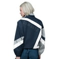 thumbnail image 2 of Women's Starter Navy/Silver Dallas Cowboys Vintage 1st Quarter Full-Zip Windbreaker, 2 of 2