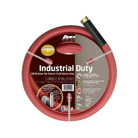 Teknor-Apex 8695-25 Industrial Hot Water Hose, 3-Ply Rubber, 5/8-In. x