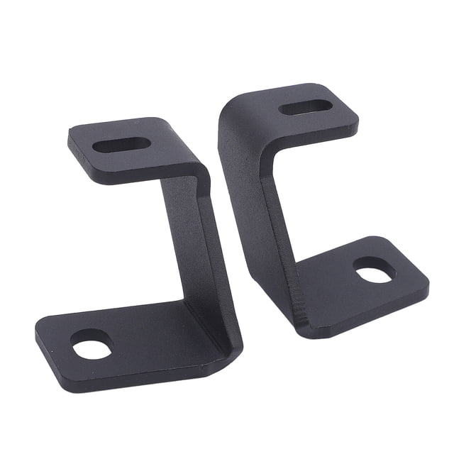Pilar Un Pilar Soporte de Montaje de la Luz, Bisagra liderado Soporte de Luz Montaje Matte Iron Negro 1 Par Brillo Mejorado para El Vehículo