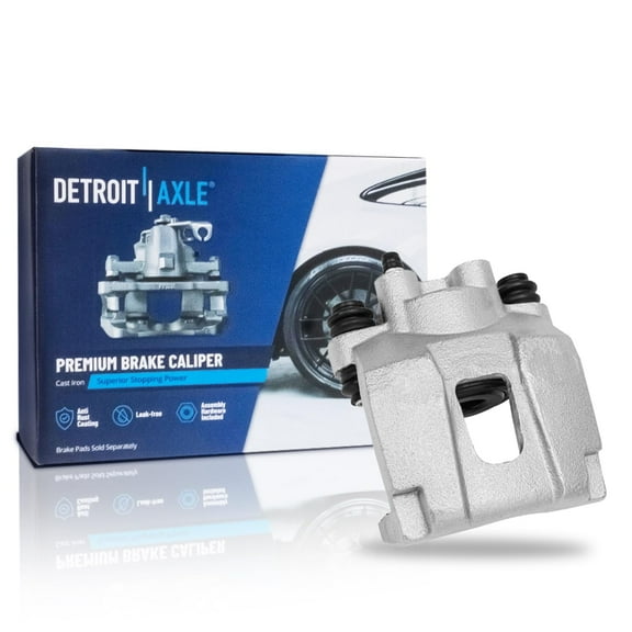 Detroit Axle - Rear Brake Caliper for Ford Explorer Sport Trac Jeep Liberty TJ Wrangler Lincoln Aviator Mercury Mountaineer, Left Brake Caliper Replacement Fits select: 2001-2002 FORD EXPLORER XLT