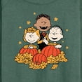 thumbnail image 3 of Peanuts - Peanuts Pumpkin Trio - Women's Lightweight French Terry Long Sleeve Shirt, 3 of 6