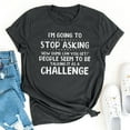 thumbnail image 2 of Lightning Deals Today JSGEK Womens Summer Tops Casual CrewNeck Tunic Tees Short Sleeve Trendy T-Shirt Loose Blouse Letter Print Comfy Basic, 2 of 8