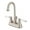 Brushed Nickel, variant on Kingston Brass KB3618PL 4 in. Centerset Bathroom Faucet, Brushed Nickel