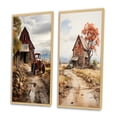 thumbnail image 3 of Designart "Barns Rustic beauty VII" Ensemble d'Art Mural Encadré Granges - Ensemble d'Art Mural Encadré Architecture Marron de 2, 3 of 6